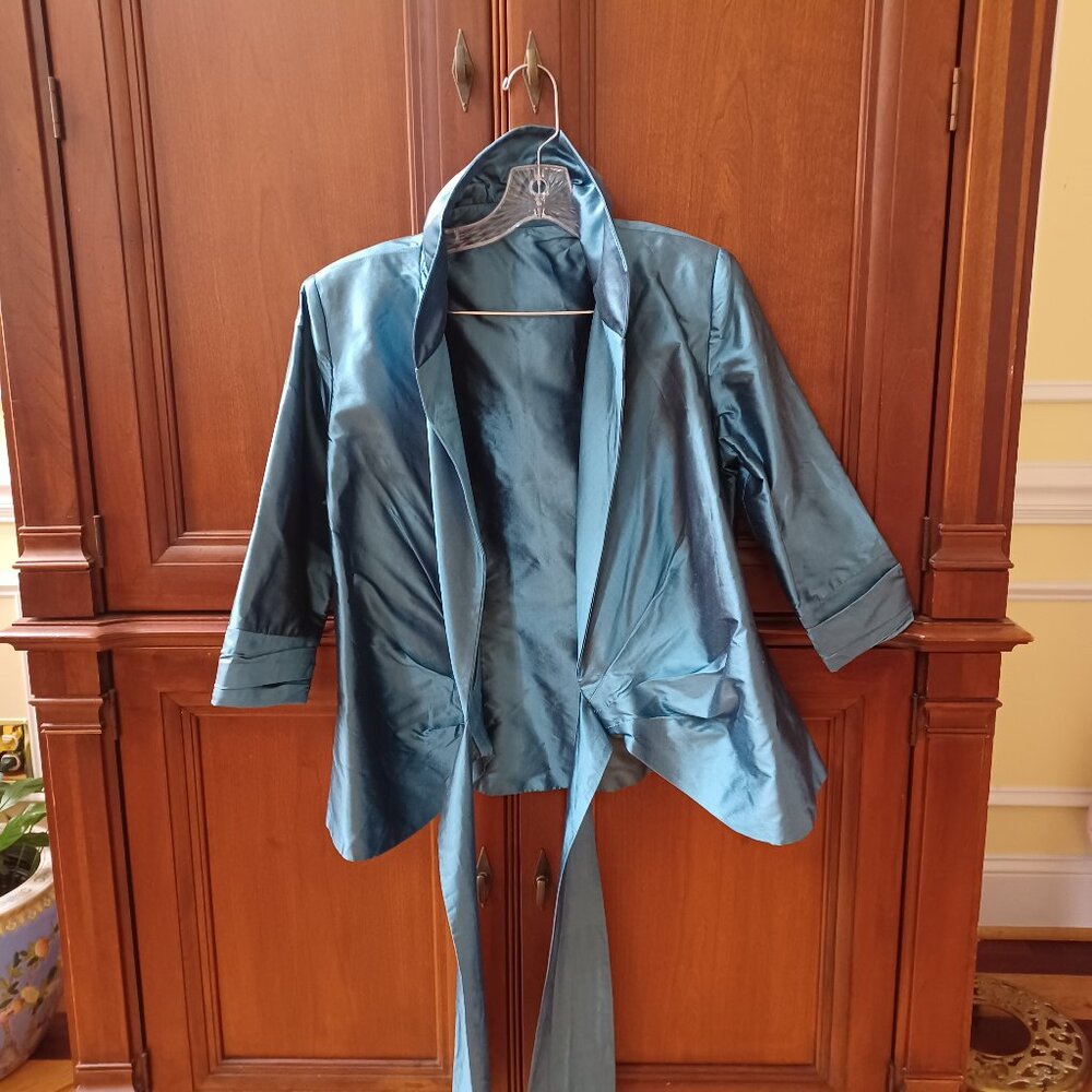 now $110  Size 10 Thai Silk Marisa Baratelli Wrap-around Top